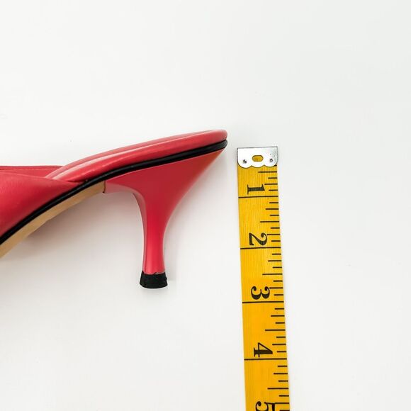 Louis Vuitton Pink Leather Sandals Mules Low Heel 36.5, 6.5 - Picture 12 of 14